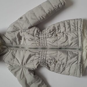 DKNY girls grey toddler winter jacket